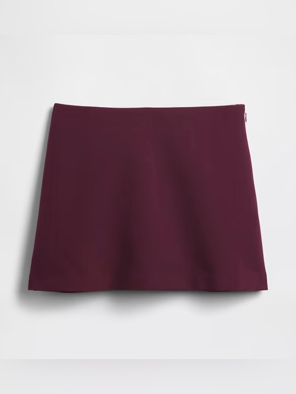 GAP Burgundy A-Line Mini Skirt with Skort